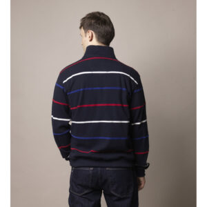 Hamilton Half Zip Sweatshirt Sweats 22 7 5022 4229 Dark Navy Ecru SR Red Royal Blue 2 1024x1024